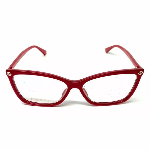 Gucci Women's Red Authentic Eyeglasses - Picture 2 of 4